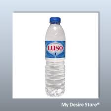 Bottled Luso natural spring water