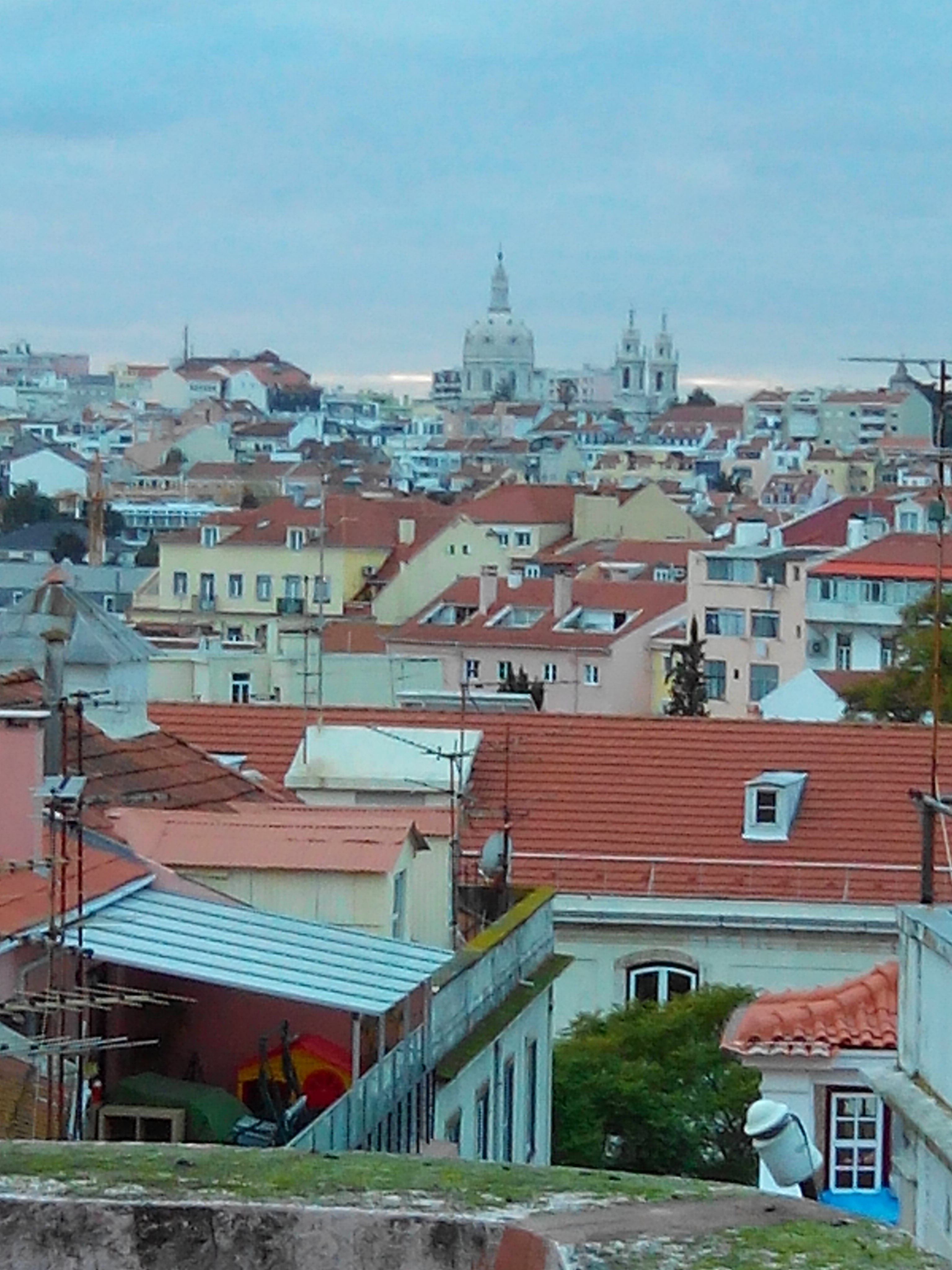Laurel Luxury's roof top terrace provides sweeping views of Lisbon's unique skyline